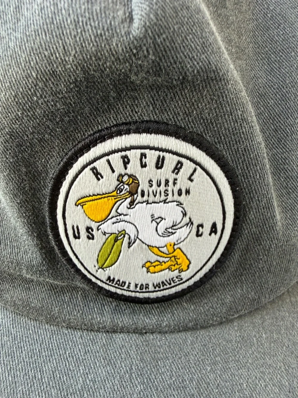 Rip Curl Gray Men's Logo Patch Cap